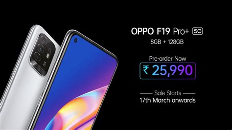 Oppo F19 Pro Plus, F19 Pro, and Oppo Band Style launched in India ...