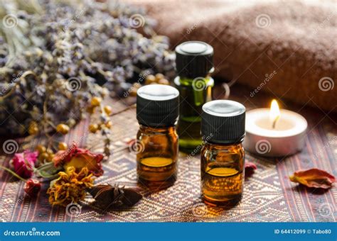 Aromatherapy Treatment with Herbs Stock Image - Image of candle, fall: 64412099