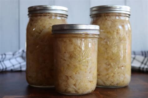 Canning Sauerkraut