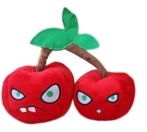 Amazon.com: Plants Vs. Zombies Double Cherry Bomb Plush Toys Doll 18cm Small Size: Toys & Games