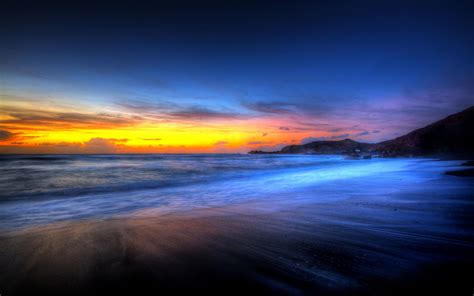 Blue Sunset Beach Wallpapers - Top Free Blue Sunset Beach Backgrounds - WallpaperAccess