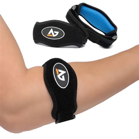 Buy AetherGear Tennis Elbow Brace (2 pack) for Tendonitis, Forearm Brace Support Band with ...