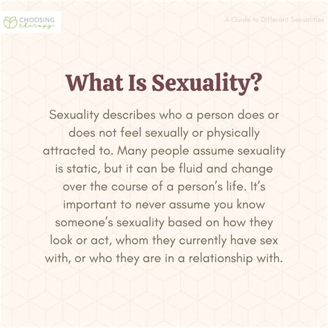 A Guide to 25 Different Sexualities & What They Mean