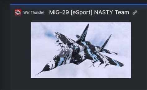 What is the best skin for ussr mig29 9-13? I think that best skin is Nasty team : r/Warthunder