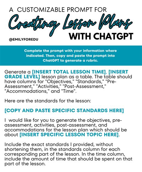 Prompts for Lesson Planning with ChatGPT – TCEA TechNotes Blog