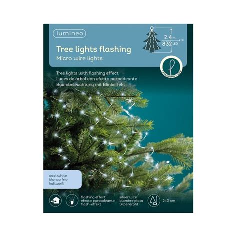 Micro-LED Tree Lights (Cool White) 832L - Christmas Indoor & Outdoor Lights - Arboretum Garden ...