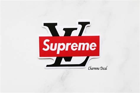 Supreme LV | Supreme sticker, Logo sticker, Supreme