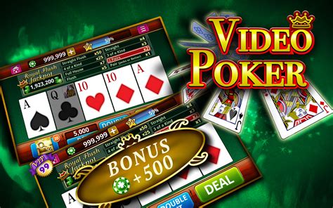 Video Poker Or Slot machine game video game......