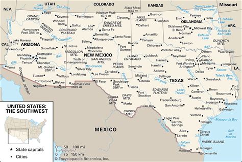 Southwest History, Population, Demographics, & Map Britannica