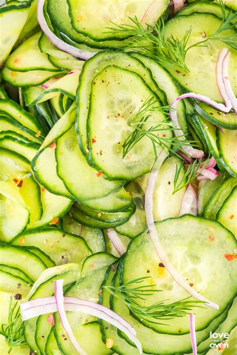 Cucumber Salad • Love From The Oven