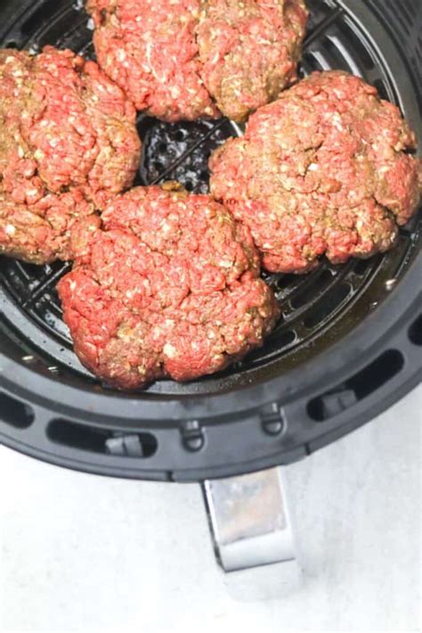 Juicy Air Fryer Burger Patties - Colleen Christensen Nutrition