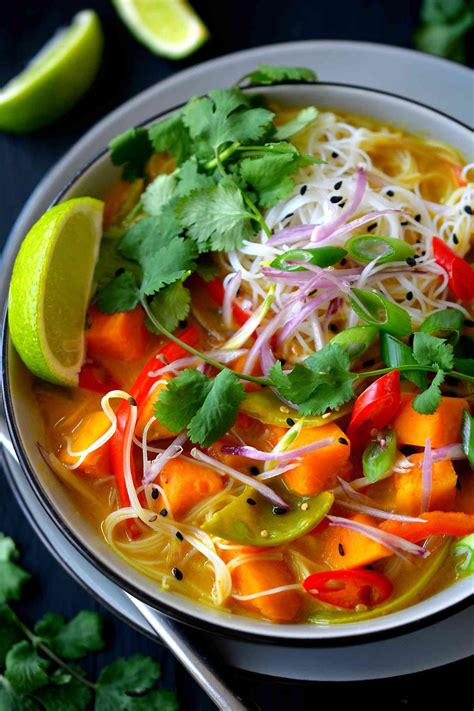 Vegetarian Thai Soup | Cilantro and Citronella