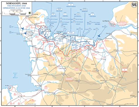 Day Normandy Invasion Map