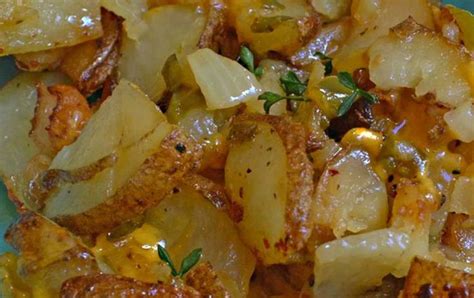 Oven Fried Potatoes & Onions | Recipe | Oven fried potatoes, Fries in the oven, Potatoes