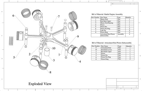 Radial Engine Assembly - download free 3D model by Akshay D - Cad Crowd