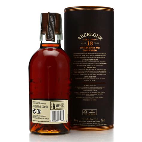 Aberlour 18 Year Old Batch #1 | Whisky Auctioneer