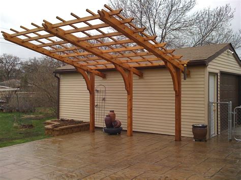 "Cantilever" Pergola | Pergola plans, Pergola, Backyard pergola