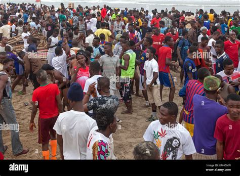 Labadi beach, Accra, Ghana, Africa Stock Photo - Alamy