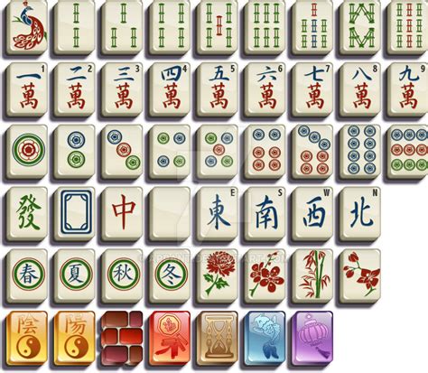 iWin Mahjong Tile Set by appant on DeviantArt