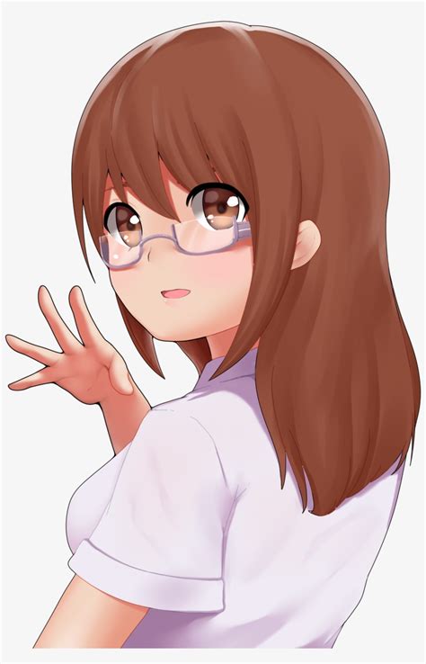 Anime Girl - Anime Glasses Transparent PNG - 3559x4656 - Free Download on NicePNG