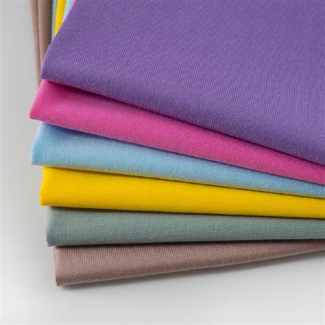 100% Cotton Jersey Material Stretch Plain Knit T Shirt Baby Grow Dress Craft Fabric 58 by Meter ...