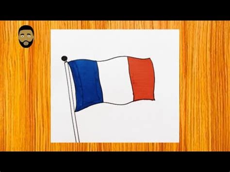 How To Draw Flag Of France Step by step - YouTube