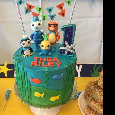 Octonauts inspired cake toppers birthday cake | Etsy