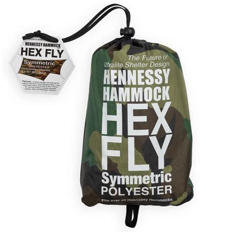 Woodland - Hex Rainfly 70D Polyester – Hennessy Hammock CA