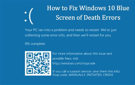 How To Fix Blue Screen Of Death In Windows 10? – WebNots