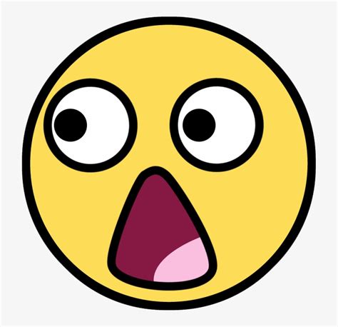 Omg Face Png Jpg Library - Cartoon Shocked Face - Free Transparent PNG Download - PNGkey