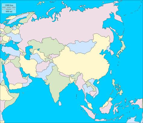 Printable Asia Labeled Map Pdf Blank World Map | The Best Porn Website