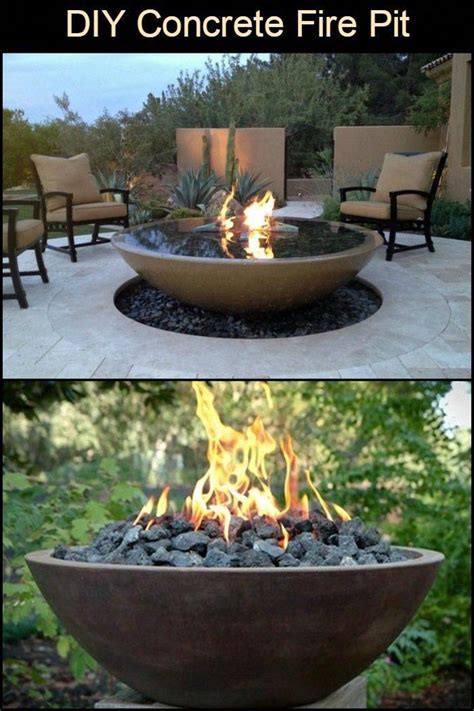 Beautiful DIY Concrete Fire Pit: 12-Step Guide | Outside fire pits, Backyard fire, Outdoor fire