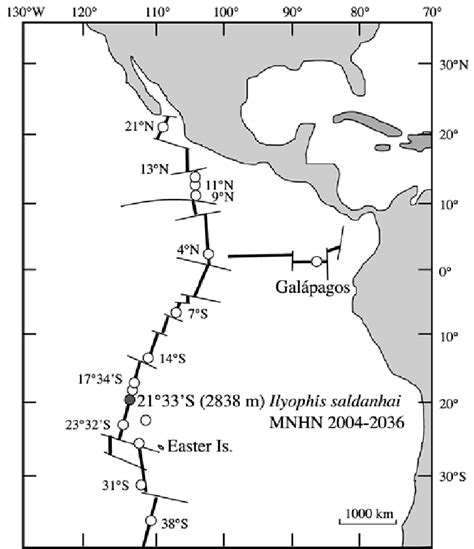 -Map of the East Pacific Rise with the locations of all hydrothermal... | Download Scientific ...