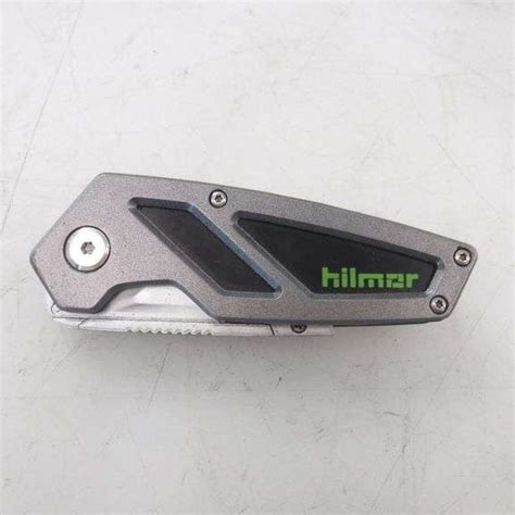 Hilmore Heavy Duty Folding Utility Knife - Blade Locking Mechanisms, Bi ...