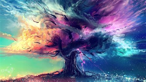 Yggdrasil Tree Of Life Artwork Live Wallpaper | 1920x1080