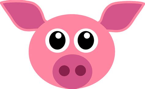 Download Pig, Pink, Cute. Royalty-Free Vector Graphic - Pixabay