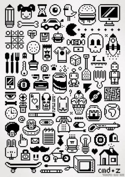 tiny things: 8 Bit Pixel Art, Art Design Inspiration, 8 Bit Icons ...