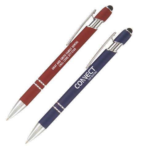 Promotional Alpha Soft Touch Pen with Stylus | National Pen