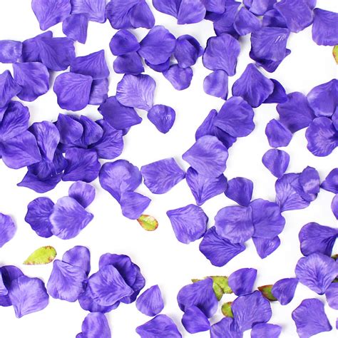 Purple Fabric Rose Petals | Partyrama