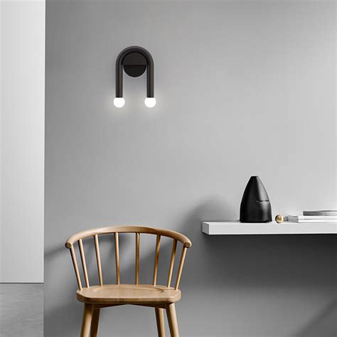 MONTE LG124 Modern Black Wall Light - Northerncult