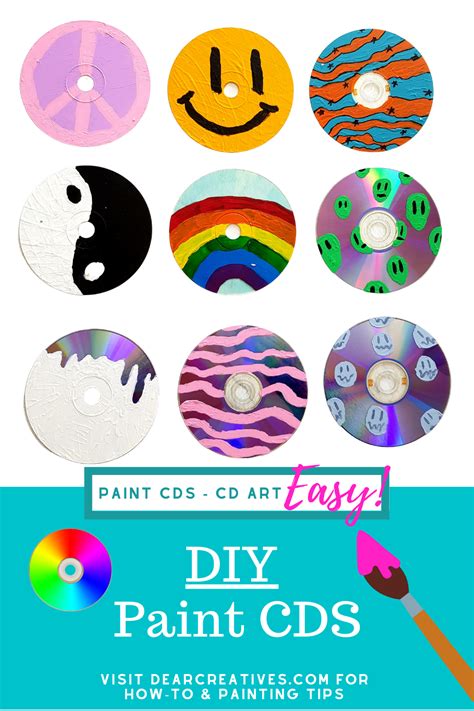 Paint CDs - Tips, Ideas, And How To! Dear Creatives