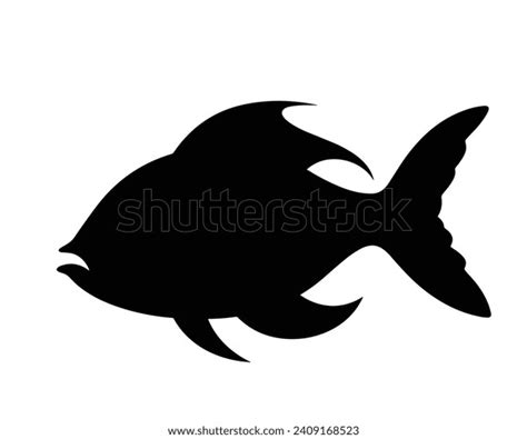 Jumping Fish Silhouette Collection Black Fish Stock Vector (Royalty ...