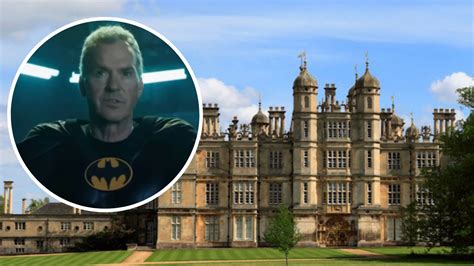 Holy stately home Batman! Elizabethan Burghley House transformed into Batman's pad for new film ...