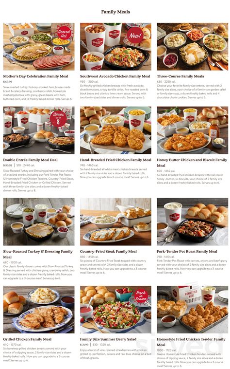 Menu - Columbia MO's Bob Evans | Sirved