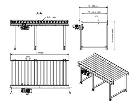 Chain Drive Powered Roller Conveyor - Roller Conveyors - CITConveyors