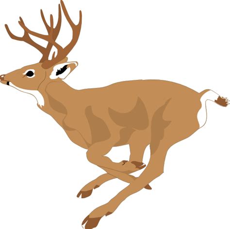 Deer Running Fast Clip Art at Clker.com - vector clip art online, royalty free & public domain