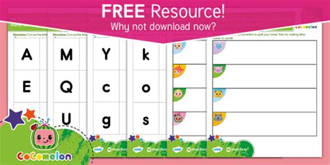 FREE CoComelon Name Building Alphabet Cards | Twinkl USA