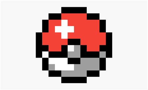 Pokeball Pixel Art Png, Transparent Png , Transparent Png Image - PNGitem