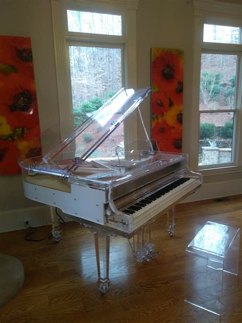 Self Playing Piano for Sale | Handcrafted transparent Crystal Grand Piano