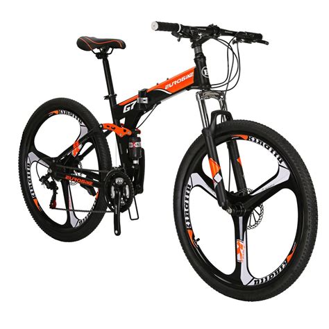 27.5" Folding Mountain Bike Full Suspension Bicycle 21